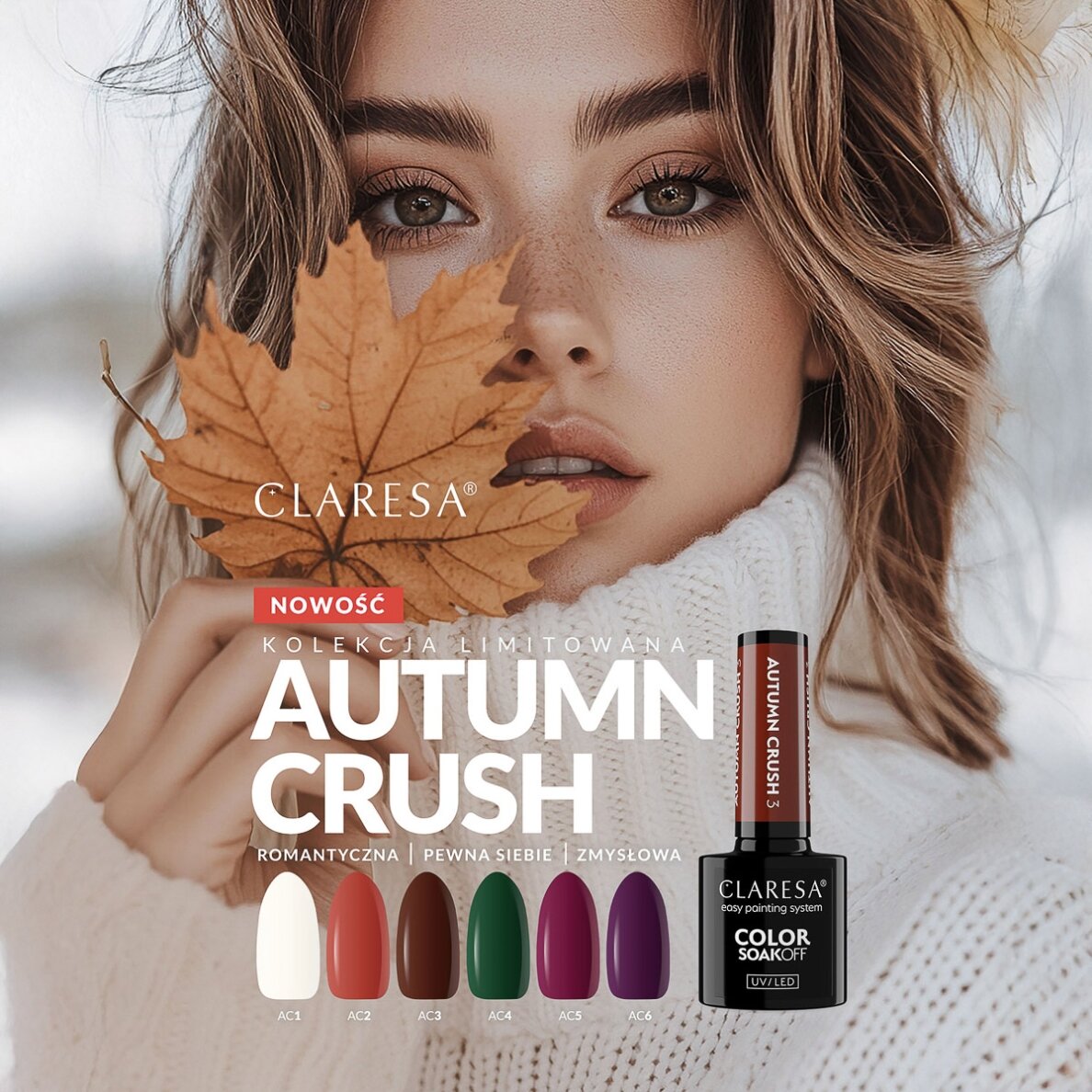 CLARESA ilgalaikis hibridinis nagų lakas AUTUMN CRUSH 1, 5 g 3 CLARESA ilgalaikis hibridinis nagų lakas AUTUMN CRUSH 1, 5 g 3