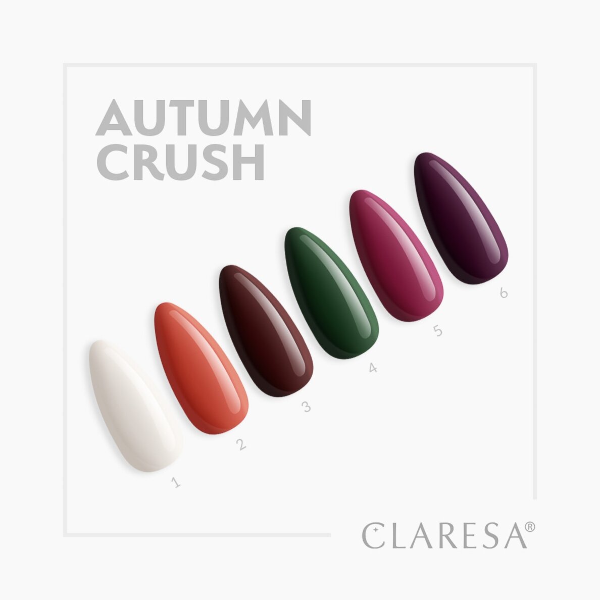 CLARESA ilgalaikis hibridinis nagų lakas AUTUMN CRUSH 2, 5 g 2 CLARESA ilgalaikis hibridinis nagų lakas AUTUMN CRUSH 2, 5 g 2
