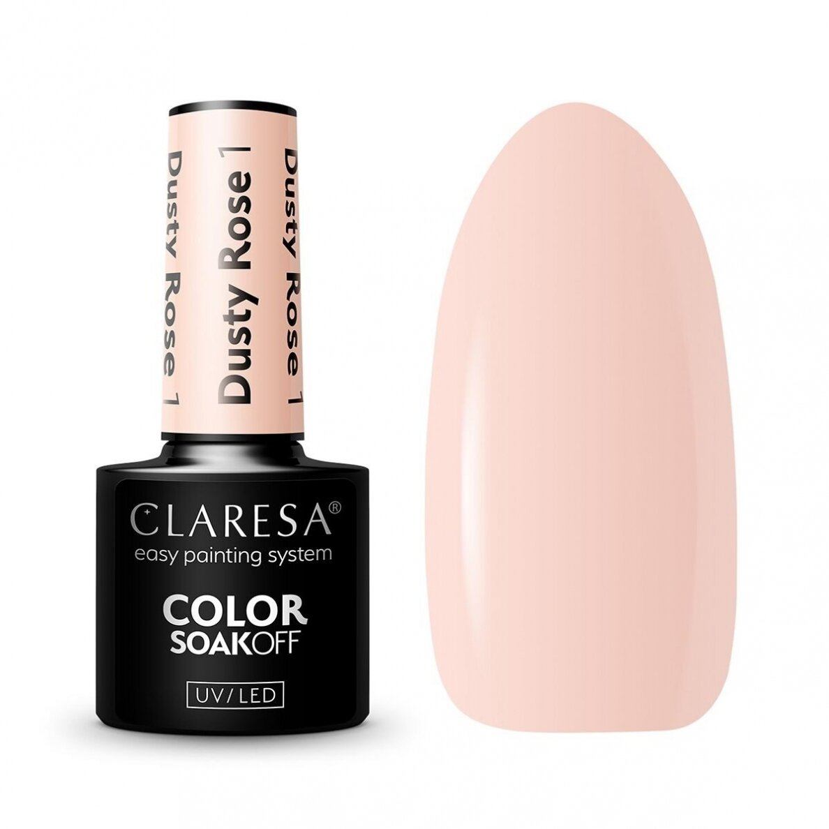 CLARESA ilgalaikis hibridinis nagų lakas DUSTY ROSE 1, 5 g. CLARESA ilgalaikis hibridinis nagų lakas DUSTY ROSE 1, 5 g.