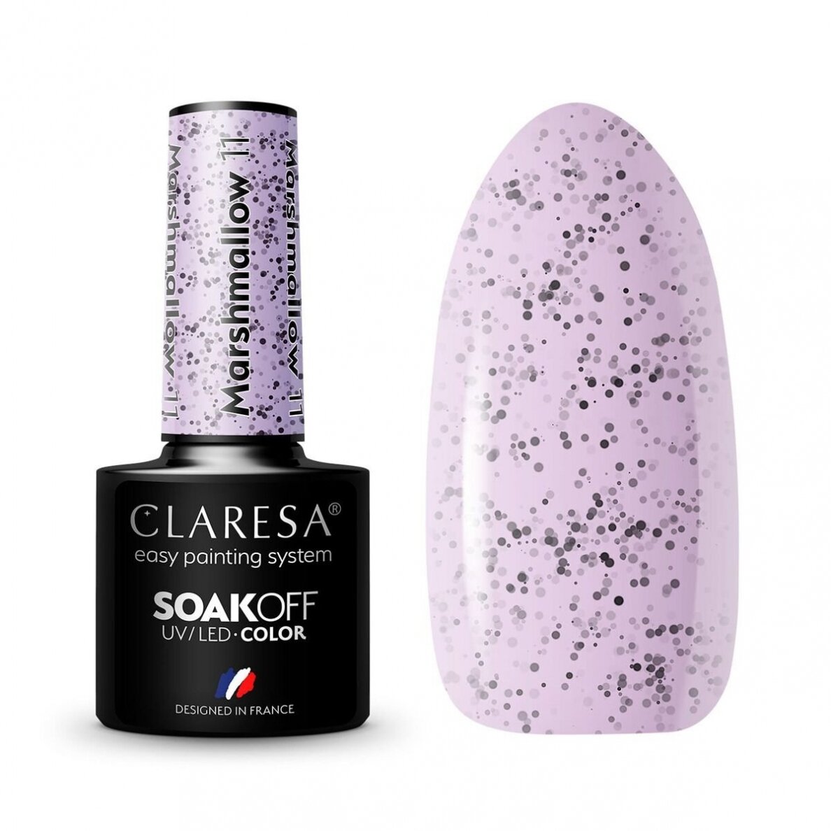 CLARESA ilgalaikis hibridinis nagų lakas MARSHMALLOW 11, 5g. CLARESA ilgalaikis hibridinis nagų lakas MARSHMALLOW 11, 5g.