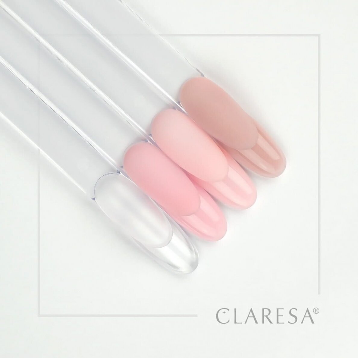 CLARESA statybinis gelis SOFT&EASY GEL CLEAR, 12 g. 2 CLARESA statybinis gelis SOFT&EASY GEL CLEAR, 12 g. 2