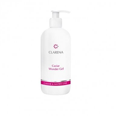 CLARENA WONDER GEL rankų ir kūno prausiklis su ikrų ekstraktu, 500 ml CLARENA WONDER GEL rankų ir kūno prausiklis su ikrų ekstraktu, 500 ml