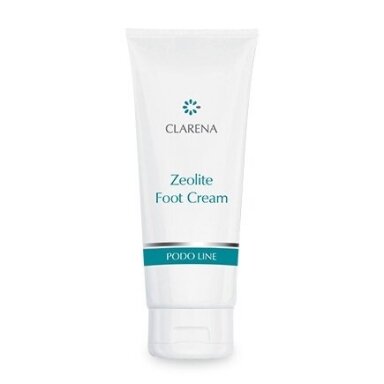 CLARENA PODO LINE zeolitinis kremas, skirtas šiurkščių ir įtrūkusių pėdų priežiūrai, 100 ml CLARENA PODO LINE zeolitinis kremas, skirtas šiurkščių ir įtrūkusių pėdų priežiūrai, 100 ml