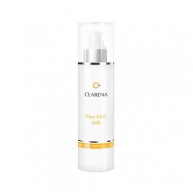 CLARENA POWER PURE VIT C makiažo valiklis skirtas papilkėjusios odos su išsiplėtusiais kapiliarais priežiūrai, 200ml CLARENA POWER PURE VIT C makiažo valiklis skirtas papilkėjusios odos su išsiplėtusiais kapiliarais priežiūrai, 200ml