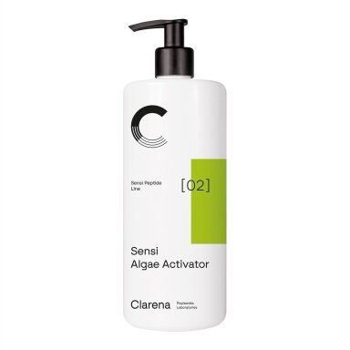 CLARENA SENSI ALGEA ACTIVATOR skystis alginatinėms veido kaukėms ruošti, 500 ml CLARENA SENSI ALGEA ACTIVATOR skystis alginatinėms veido kaukėms ruošti, 500 ml