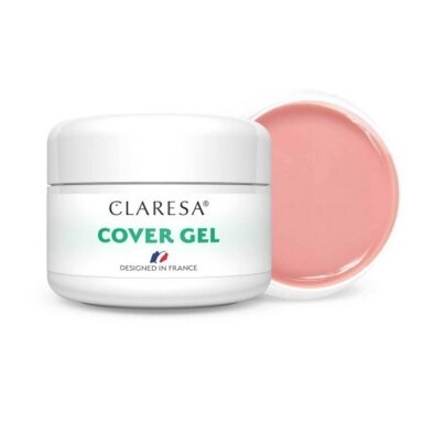 CLARESA COVER GEL vienfazis modeliavimo gelis, 15 g. CLARESA COVER GEL vienfazis modeliavimo gelis, 15 g.