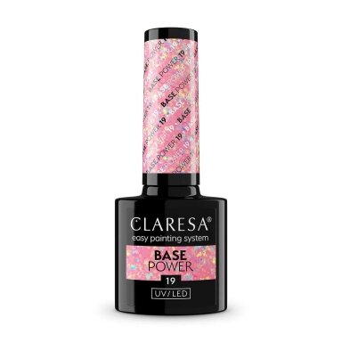 CLARESA hibridinė gelinio lakavimo bazė POWER BASE 19, 5 g. CLARESA hibridinė gelinio lakavimo bazė POWER BASE 19, 5 g.