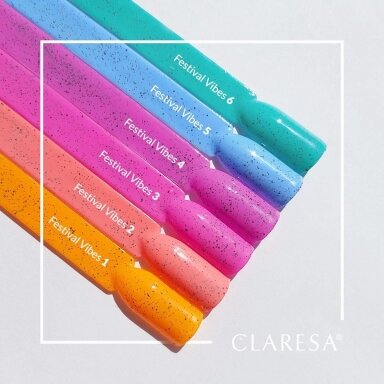 CLARESA ilgalaikis hibridinis nagų lakas FESTIVAL VIBES 3, 5g. CLARESA ilgalaikis hibridinis nagų lakas FESTIVAL VIBES 3, 5g.