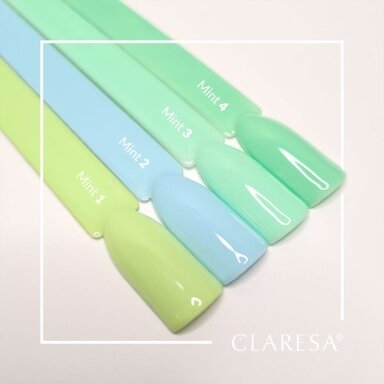 CLARESA ilgalaikis hibridinis nagų lakas MINT 1, 5g.