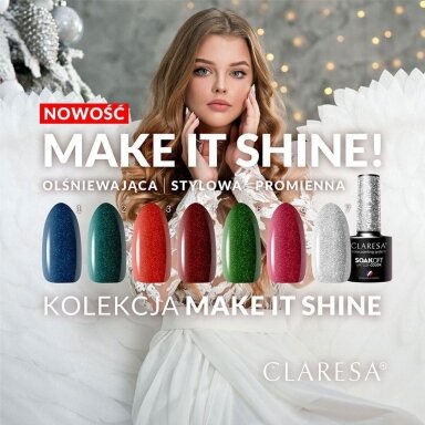 CLARESA ilgalaikis hibridinis nagų lakas Make It Shine! 2, 5g.