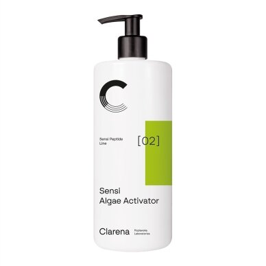 CLARENA SENSI ALGEA ACTIVATOR skystis alginatinėms veido kaukėms ruošti, 500 ml CLARENA SENSI ALGEA ACTIVATOR skystis alginatinėms veido kaukėms ruošti, 500 ml