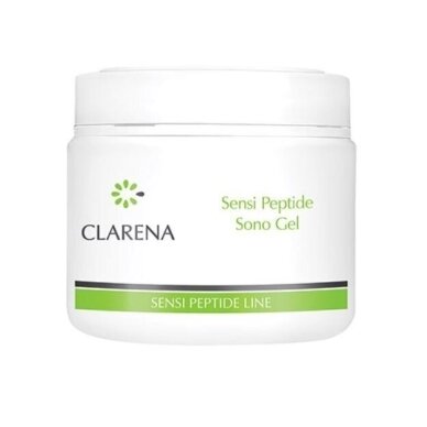 CLARENA SENSI PEPTIDE LINE ultragarso gelis sono- ir jonoforezei, leidžiantis procedūrų metu įvesti veikliąsias medžiagas, 500 ml CLARENA SENSI PEPTIDE LINE ultragarso gelis sono- ir jonoforezei, leidžiantis procedūrų metu įvesti veikliąsias medžiagas, 500 ml