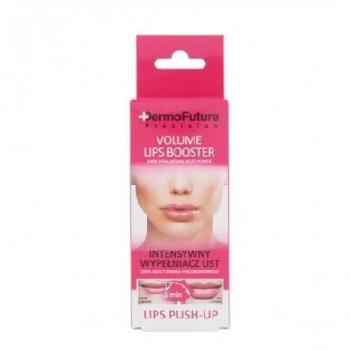 DERMOFUTURE VOLUME LIPS BOOSTER lūpų putlinimo priemonė, 12 ml DERMOFUTURE VOLUME LIPS BOOSTER lūpų putlinimo priemonė, 12 ml