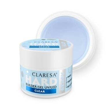 CLARESA BUILDER Hard&Easy statybinis gelis CLEAR, 45 g