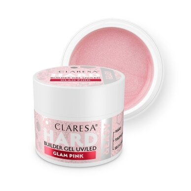 CLARESA BUILDER Hard&Easy statybinis gelis GLAM PINK, 12 g CLARESA BUILDER Hard&Easy statybinis gelis GLAM PINK, 12 g