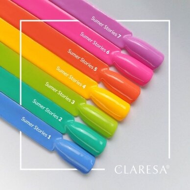 CLARESA ilgalaikis hibridinis nagų lakas SUMMER STORIES 5, 5g. 2 CLARESA ilgalaikis hibridinis nagų lakas SUMMER STORIES 5, 5g. 2