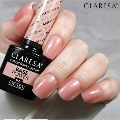 CLARESA nerūgštinė hibridinė gelinio lakavimo bazė POWER 06, 5g 3 CLARESA nerūgštinė hibridinė gelinio lakavimo bazė POWER 06, 5g 3