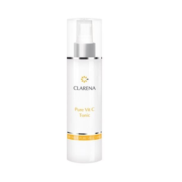 CLARENA POWER PURE VIT C tonikas papilkėjusiai ir jautriai odai, 200ml CLARENA POWER PURE VIT C tonikas papilkėjusiai ir jautriai odai, 200ml