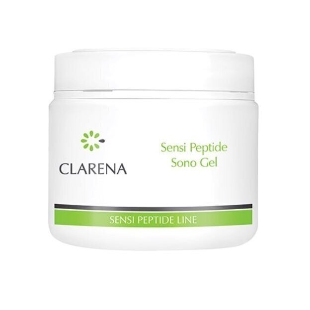 CLARENA SENSI PEPTIDE LINE ultragarso gelis sono- ir jonoforezei, leidžiantis procedūrų metu įvesti veikliąsias medžiagas, 500 ml