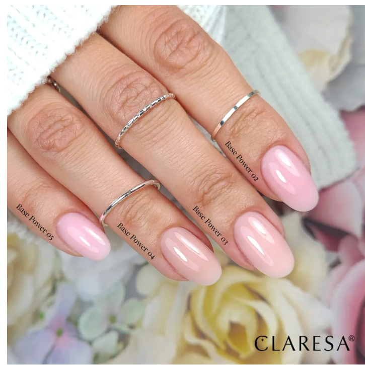 CLARESA hibridinė gelinio lakavimo bazė POWER BASE 05, 5g 3 CLARESA hibridinė gelinio lakavimo bazė POWER BASE 05, 5g 3