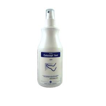 CUTASEPT® FEET dezinfekcinis skystis pėdoms, 250 ml. CUTASEPT® FEET dezinfekcinis skystis pėdoms, 250 ml.