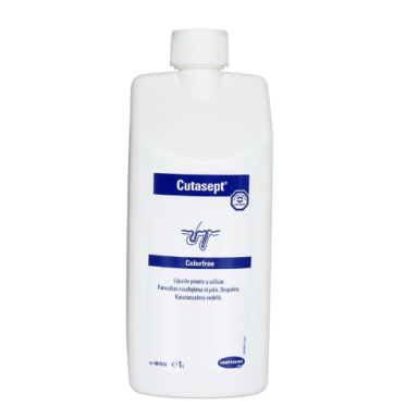 CUTASEPT®COLORFREE odos dezinfekcijos priemonė, 1000 ml CUTASEPT®COLORFREE odos dezinfekcijos priemonė, 1000 ml