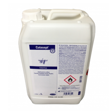 CUTASEPT®COLORFREE odos dezinfekcijos priemonė, 5000 ml CUTASEPT®COLORFREE odos dezinfekcijos priemonė, 5000 ml