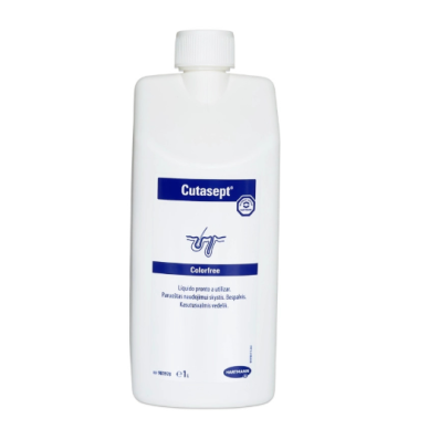 CUTASEPT®COLORFREE odos dezinfekcijos priemonė, 1000 ml CUTASEPT®COLORFREE odos dezinfekcijos priemonė, 1000 ml