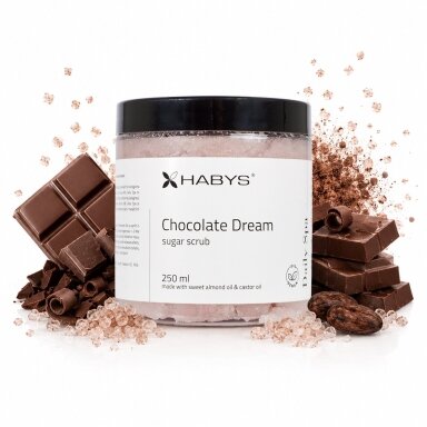 DAILY SPA cukrinis kūno šveitiklis CHOCOLATE DREAM, 250 ml DAILY SPA cukrinis kūno šveitiklis CHOCOLATE DREAM, 250 ml