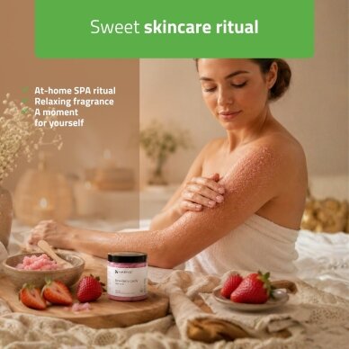 DAILY SPA cukrinis kūno šveitiklis STRAWBERRY CANDY, 250 ml 1 DAILY SPA cukrinis kūno šveitiklis STRAWBERRY CANDY, 250 ml 1