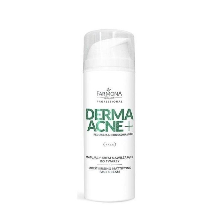 FARMONA DERMA+ACNE drėkinantis veido kremas, suteikiantis odai matiškumo, 150 ml. FARMONA DERMA+ACNE drėkinantis veido kremas, suteikiantis odai matiškumo, 150 ml.