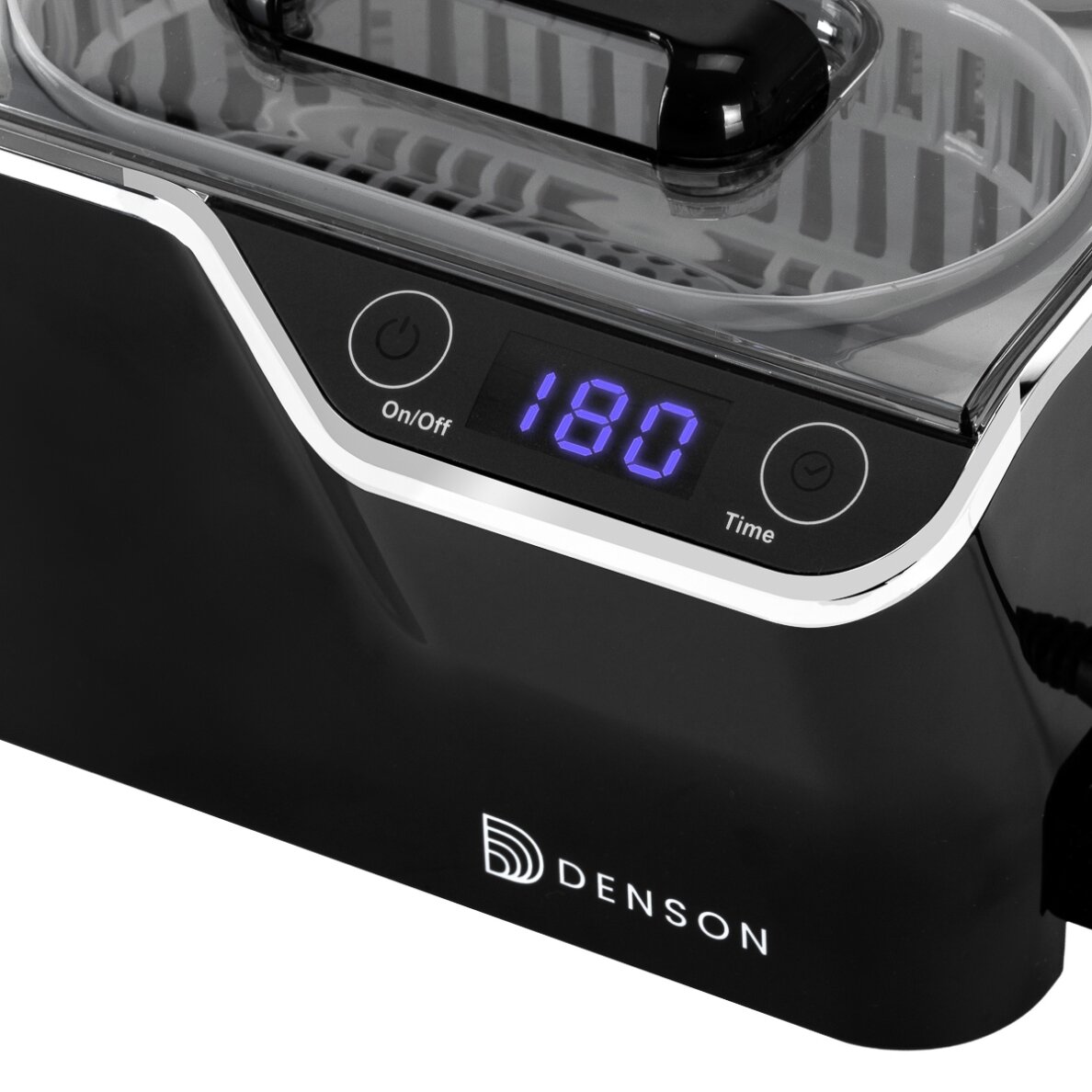DENSON profesionali ultragarso vonelė instrumentų valymui ACDS-100 0.6 L 50W, juodos spalvos 5