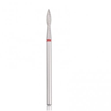 Profesionalus deimantinis frezos antgalis FLAME SHARP RED Profesionalus deimantinis frezos antgalis FLAME SHARP RED