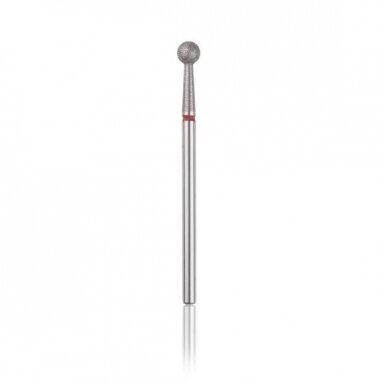 Profesionalus deimantinis frezos antgalis BALL RED 5,0 Profesionalus deimantinis frezos antgalis BALL RED 5,0