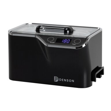 DENSON profesionali ultragarso vonelė instrumentų valymui ACDS-100 0.6 L 50W, juodos spalvos DENSON profesionali ultragarso vonelė instrumentų valymui ACDS-100 0.6 L 50W, juodos spalvos