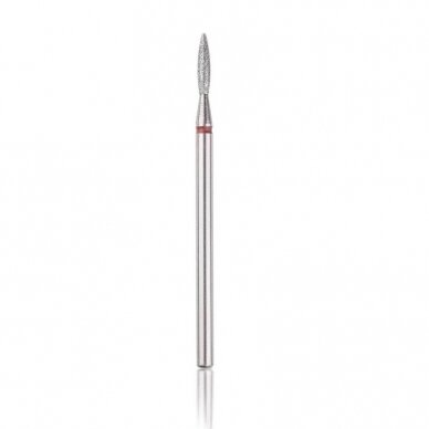 Profesionalus deimantinis frezos antgalis FLAME SHARP RED Profesionalus deimantinis frezos antgalis FLAME SHARP RED