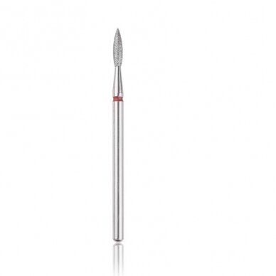 Profesionalus deimantinis frezos antgalis FLAME SHARP RED Profesionalus deimantinis frezos antgalis FLAME SHARP RED