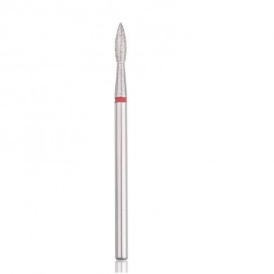 Profesionalus deimantinis frezos antgalis FLAME SHARP RED Profesionalus deimantinis frezos antgalis FLAME SHARP RED