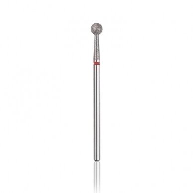 Profesionalus deimantinis frezos antgalis BALL RED 3,5 Profesionalus deimantinis frezos antgalis BALL RED 3,5