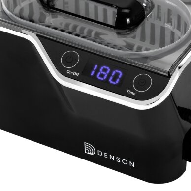 DENSON profesionali ultragarso vonelė instrumentų valymui ACDS-100 0.6 L 50W, juodos spalvos 5 DENSON profesionali ultragarso vonelė instrumentų valymui ACDS-100 0.6 L 50W, juodos spalvos 5
