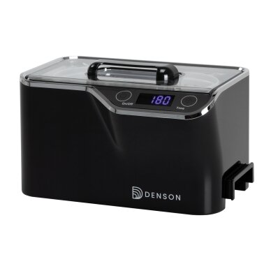 DENSON profesionali ultragarso vonelė instrumentų valymui ACDS-100 0.6 L 50W, juodos spalvos
