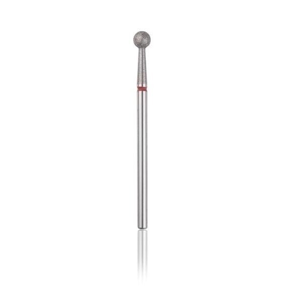 Profesionalus deimantinis frezos antgalis BALL RED 5,0 Profesionalus deimantinis frezos antgalis BALL RED 5,0