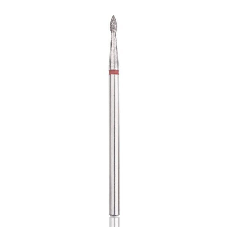 Profesionalus deimantinis frezos antgalis FLAME SMALL RED Profesionalus deimantinis frezos antgalis FLAME SMALL RED