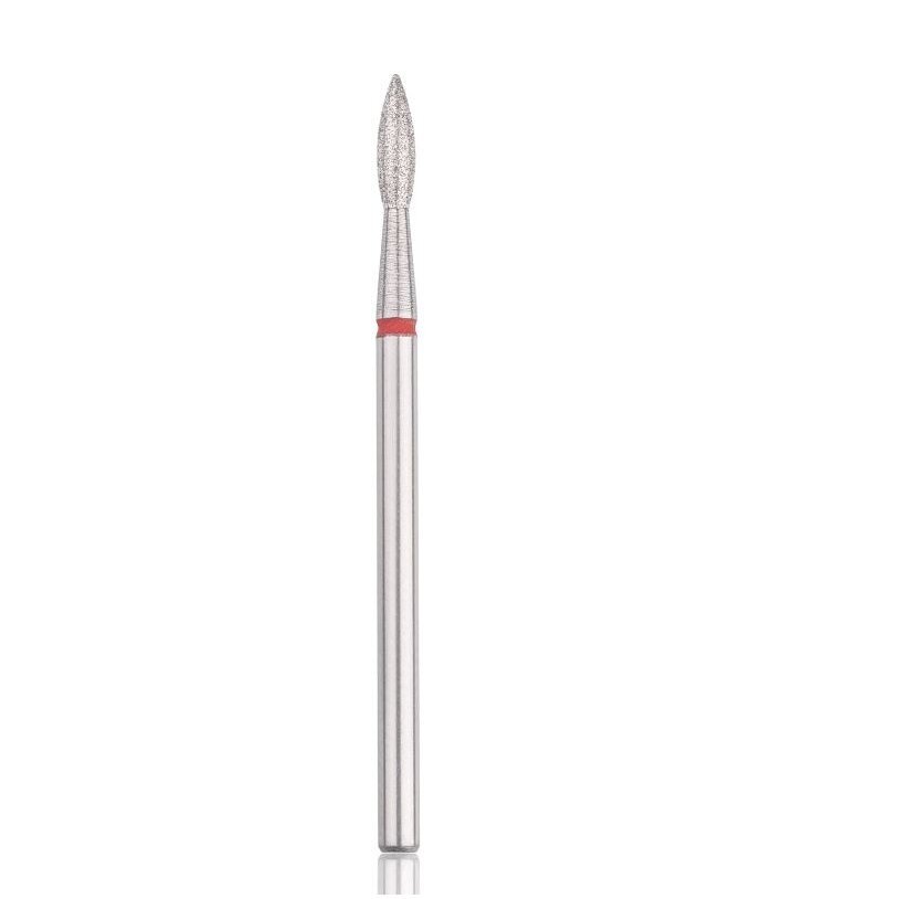Profesionalus deimantinis frezos antgalis FLAME SHARP RED Profesionalus deimantinis frezos antgalis FLAME SHARP RED