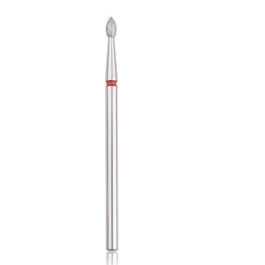 Profesionalus deimantinis frezos antgalis FLAME SMALL RED Profesionalus deimantinis frezos antgalis FLAME SMALL RED