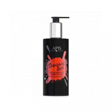 APIS SENSUAL GIRL parfumuotas rankų kremas (hialuronas+elestinas+kolagenas), 300 ml APIS SENSUAL GIRL parfumuotas rankų kremas (hialuronas+elestinas+kolagenas), 300 ml