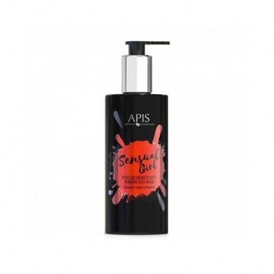 APIS SENSUAL GIRL parfumuotas rankų kremas (hialuronas+elestinas+kolagenas), 300 ml APIS SENSUAL GIRL parfumuotas rankų kremas (hialuronas+elestinas+kolagenas), 300 ml