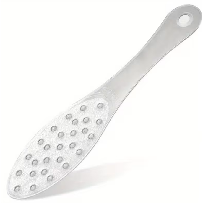 Dvipusė metalinė pėdų dildė šveitimui Dvipusė metalinė pėdų dildė šveitimui