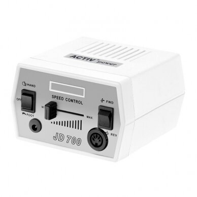 Profesionali elektrinė freza manikiūro darbams ACTIV POWER JD700 balta 35w (30.000 apsukos) Profesionali elektrinė freza manikiūro darbams ACTIV POWER JD700 balta 35w (30.000 apsukos)
