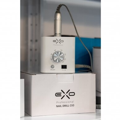 EXO PROFESSIONAL profesionali elektrinė freza manikiūro ir pedikiūro darbams EKO CX3 10 EXO PROFESSIONAL profesionali elektrinė freza manikiūro ir pedikiūro darbams EKO CX3 10